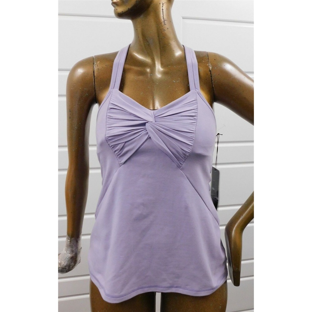 New Nancy Rose Performance Lavender Purple Butterfly‎ Tank #aft2077 sz 12